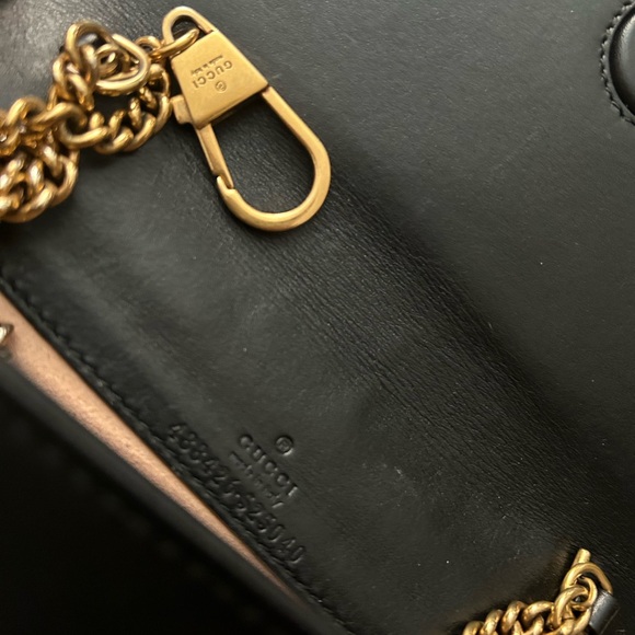 Gucci GG Marmont Chain Flap Bag Matelasse Leather Mini - Picture 13 of 13